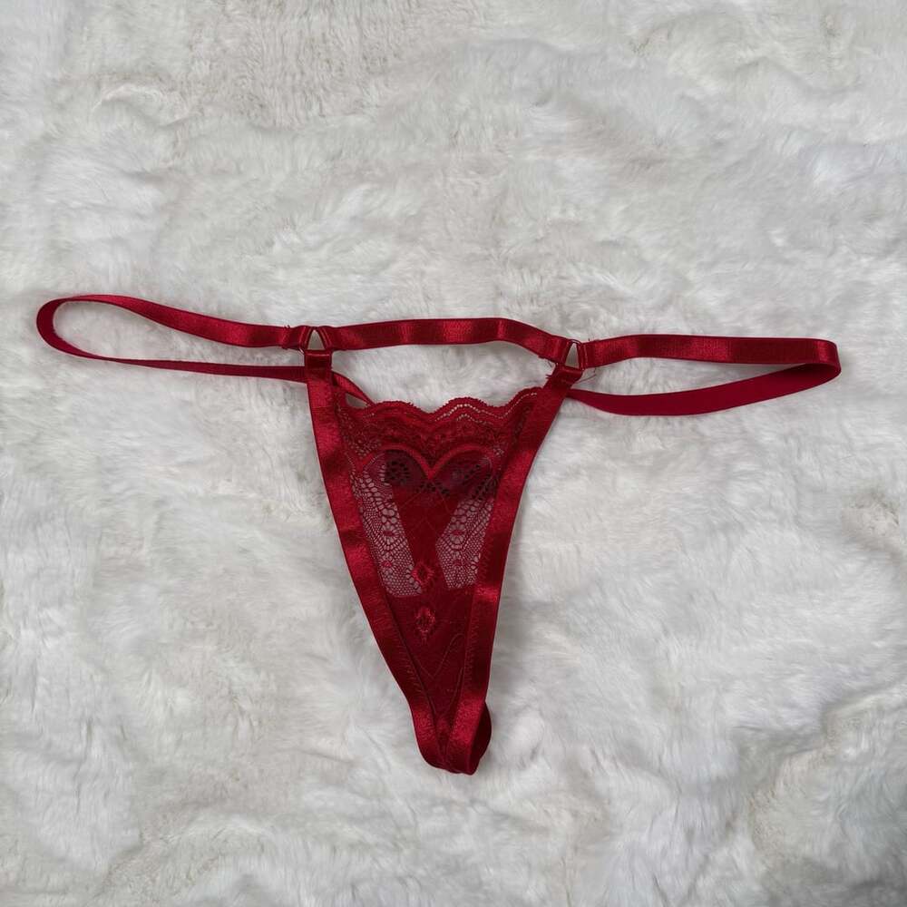 Red Lace Lingerie Set - Picture 4 of 7